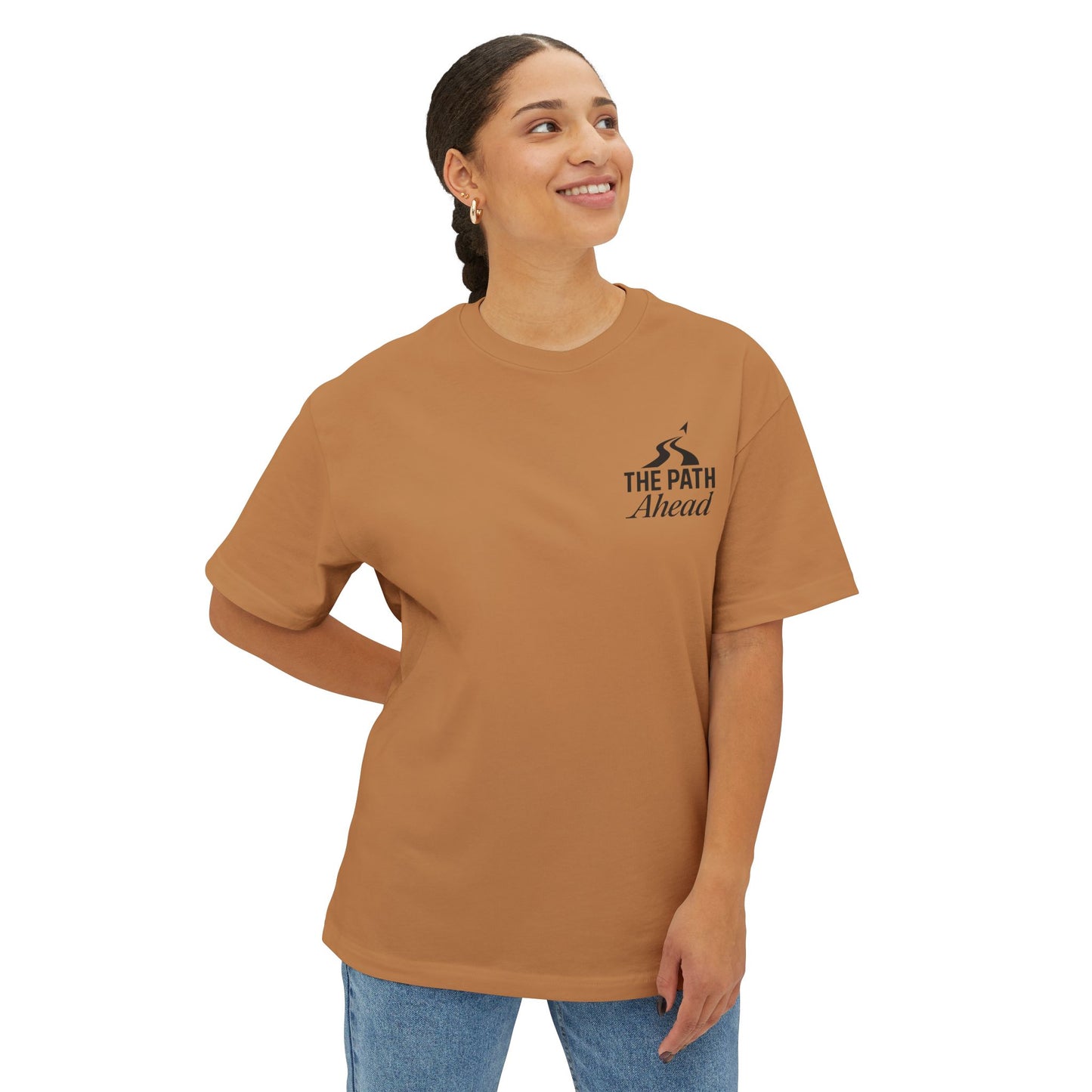Inspirational Oversized Tee, Unisex Boxy Tee, Motivational Shirt, Relaxed Fit Tee, Casual Beachwear, Gift for Dreamers