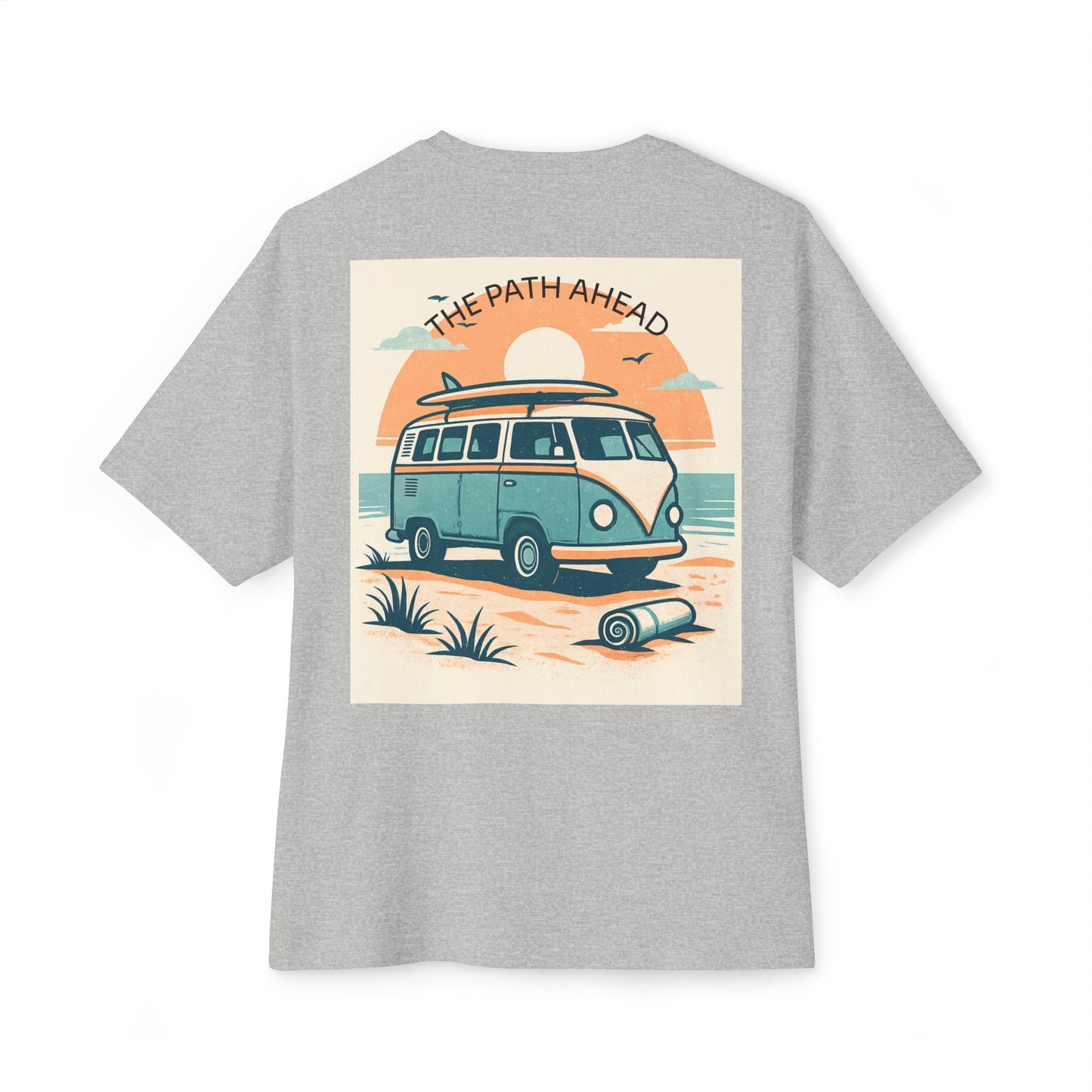 Inspirational Oversized Tee, Unisex Boxy Tee, Motivational Shirt, Relaxed Fit Tee, Casual Beachwear, Gift for Dreamers