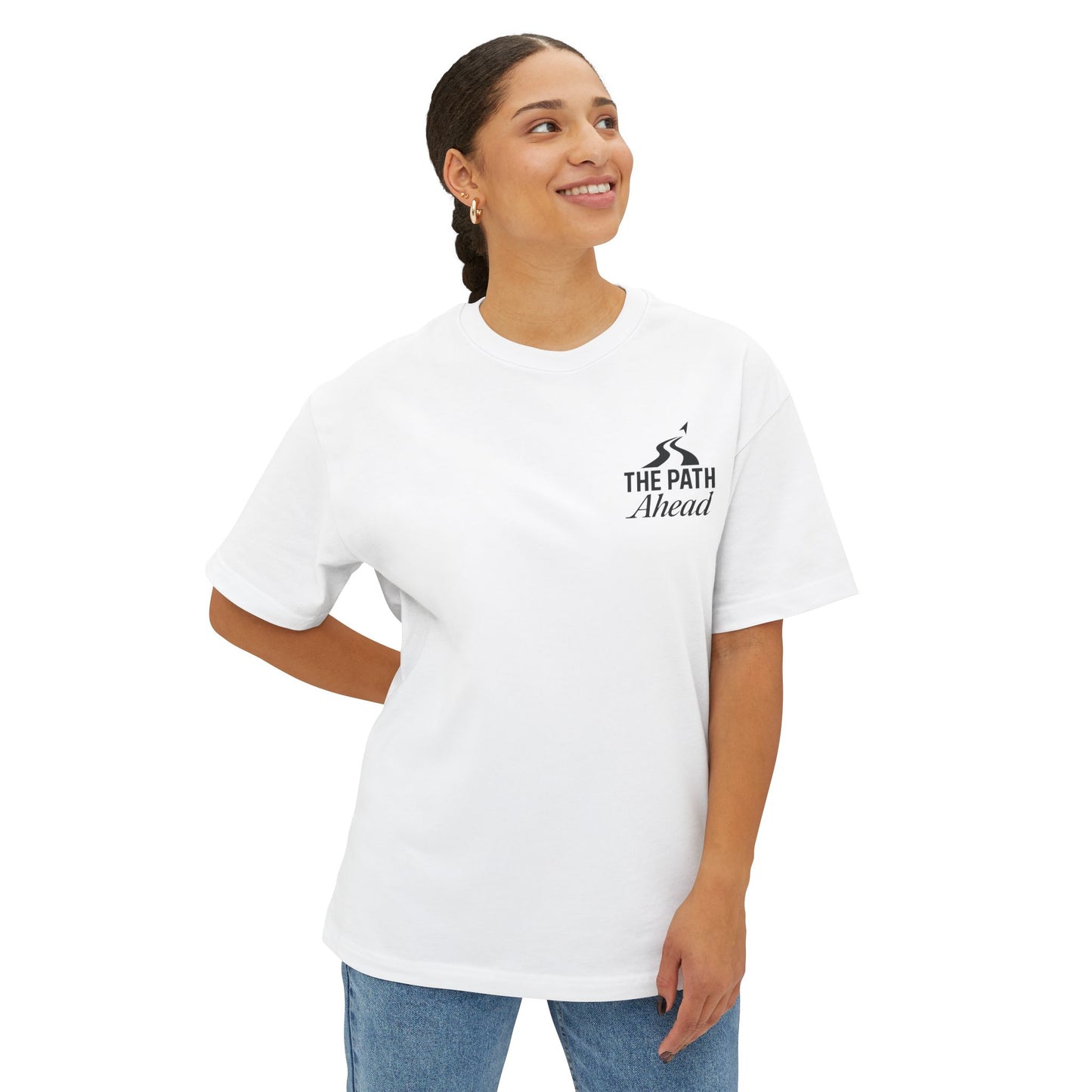 Inspirational Oversized Tee, Unisex Boxy Tee, Motivational Shirt, Relaxed Fit Tee, Casual Beachwear, Gift for Dreamers