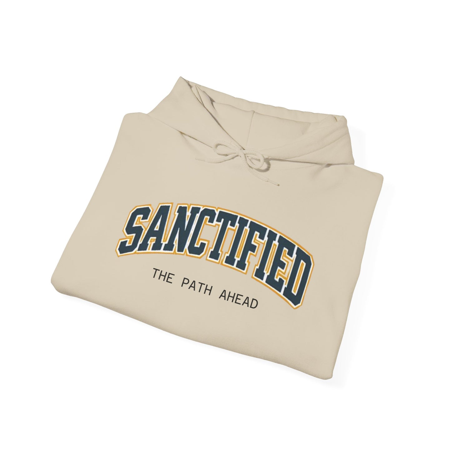 Sanctified Hooded Sweatshirt | Cozy Unisex Hoodie, Faith Inspired Apparel, Perfect Gift for Holidays, Casual Wear, Spiritual Fashion