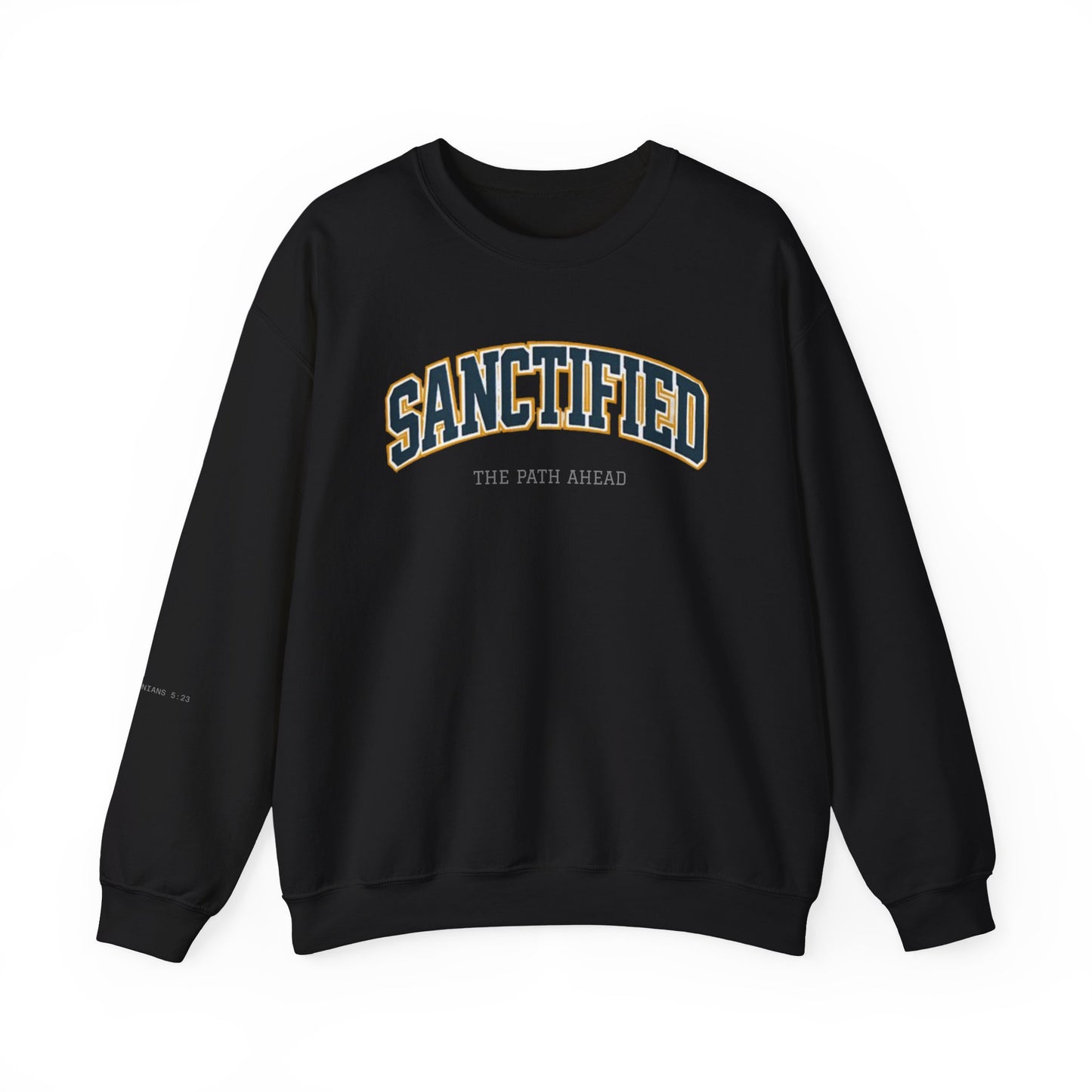 Sanctified Crewneck Sweatshirt, Faith-Based Apparel, Cozy Church Outfit, Inspirational Gift, Casual Everyday Wear