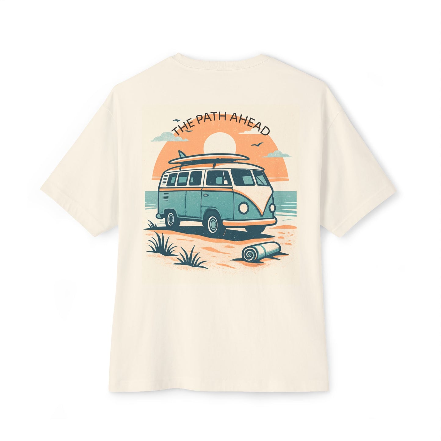 Inspirational Oversized Tee, Unisex Boxy Tee, Motivational Shirt, Relaxed Fit Tee, Casual Beachwear, Gift for Dreamers
