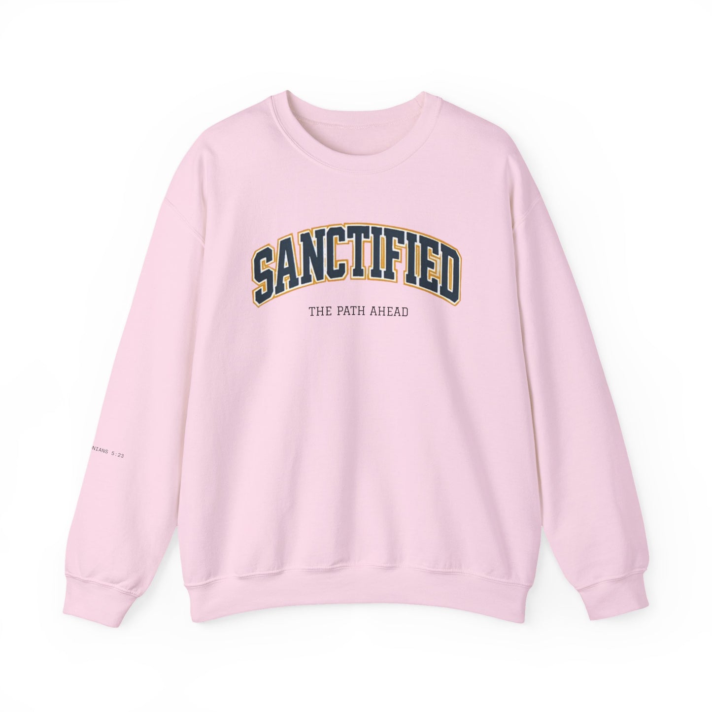 Sanctified Crewneck Sweatshirt, Faith-Based Apparel, Cozy Church Outfit, Inspirational Gift, Casual Everyday Wear