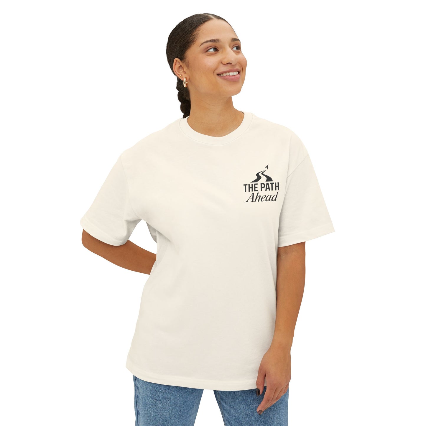 Inspirational Oversized Tee, Unisex Boxy Tee, Motivational Shirt, Relaxed Fit Tee, Casual Beachwear, Gift for Dreamers