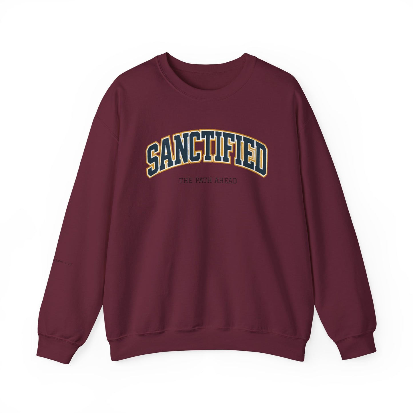 Sanctified Crewneck Sweatshirt, Faith-Based Apparel, Cozy Church Outfit, Inspirational Gift, Casual Everyday Wear