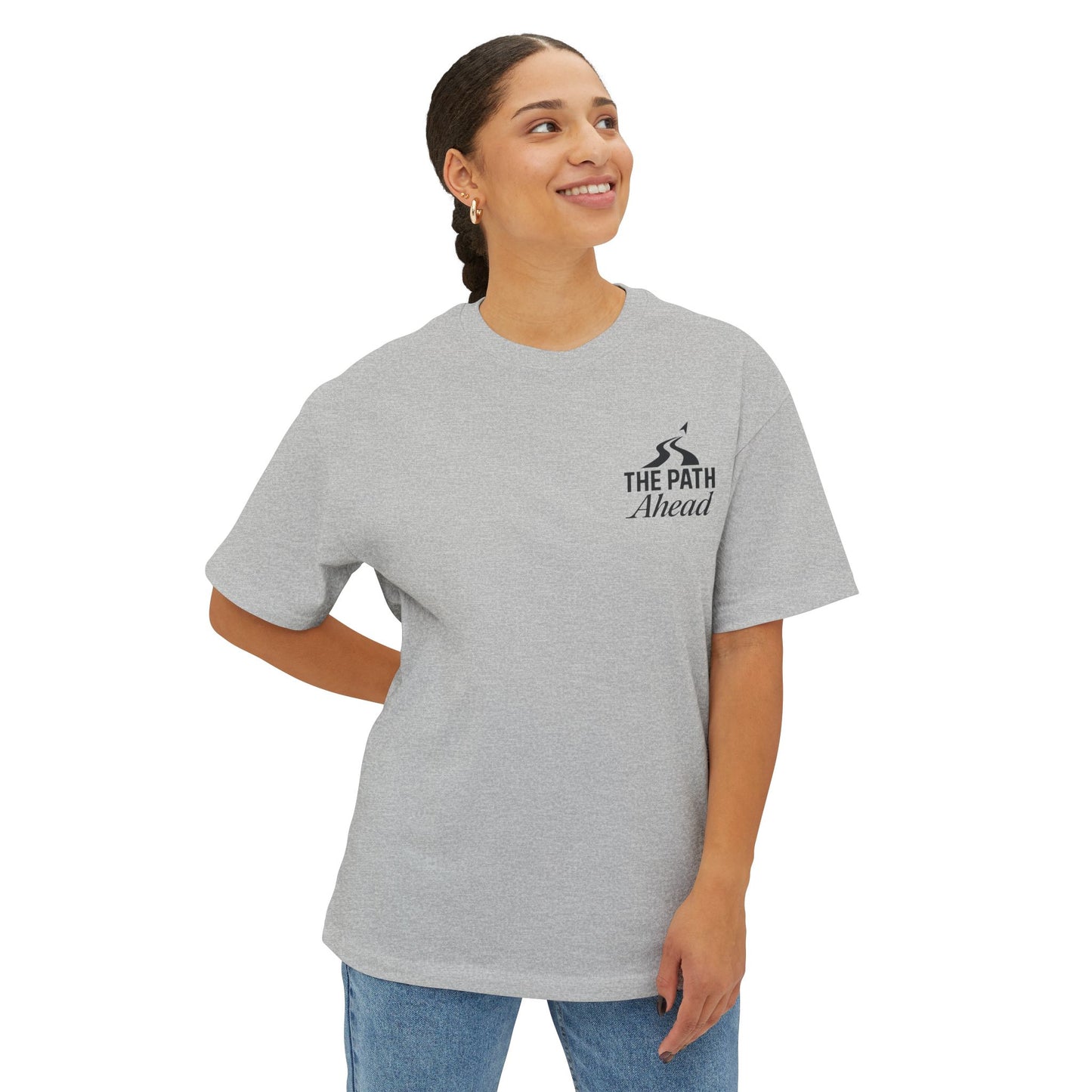 Inspirational Oversized Tee, Unisex Boxy Tee, Motivational Shirt, Relaxed Fit Tee, Casual Beachwear, Gift for Dreamers