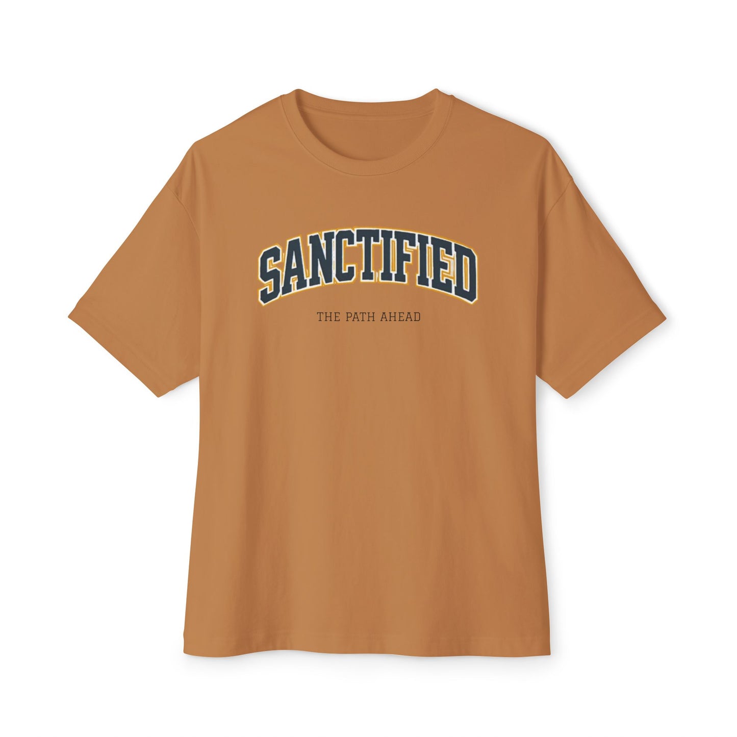 Sanctified Unisex Oversized Boxy Tee, Casual Tee Gift, Comfort Top, Trendy Streetwear, Everyday Wear, Fashion Statement, Graphic Tee