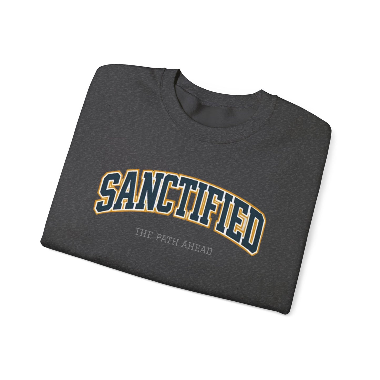 Sanctified Crewneck Sweatshirt, Faith-Based Apparel, Cozy Church Outfit, Inspirational Gift, Casual Everyday Wear