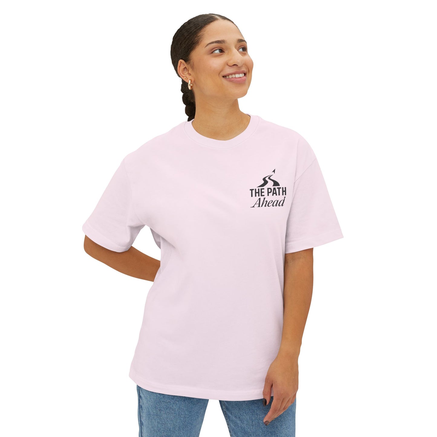 Inspirational Oversized Tee, Unisex Boxy Tee, Motivational Shirt, Relaxed Fit Tee, Casual Beachwear, Gift for Dreamers