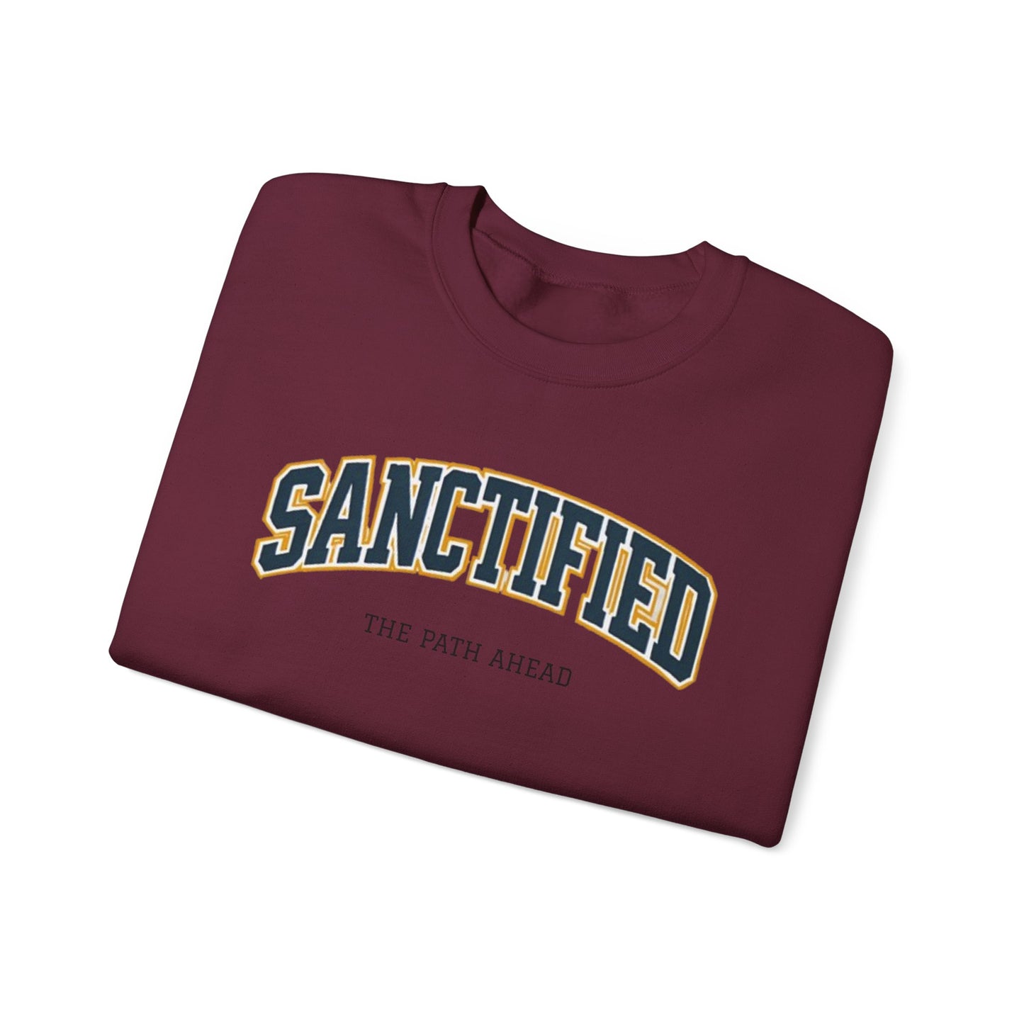 Sanctified Crewneck Sweatshirt, Faith-Based Apparel, Cozy Church Outfit, Inspirational Gift, Casual Everyday Wear