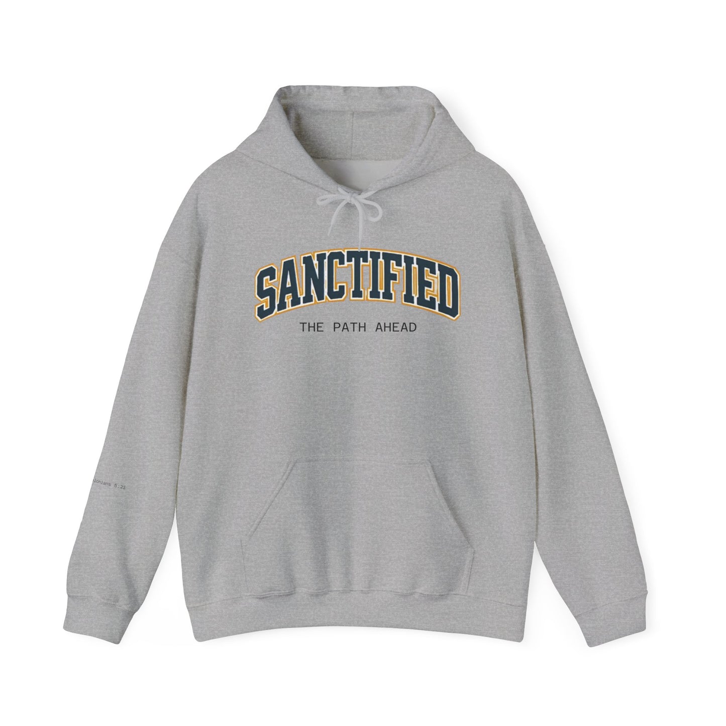 Sanctified Hooded Sweatshirt | Cozy Unisex Hoodie, Faith Inspired Apparel, Perfect Gift for Holidays, Casual Wear, Spiritual Fashion