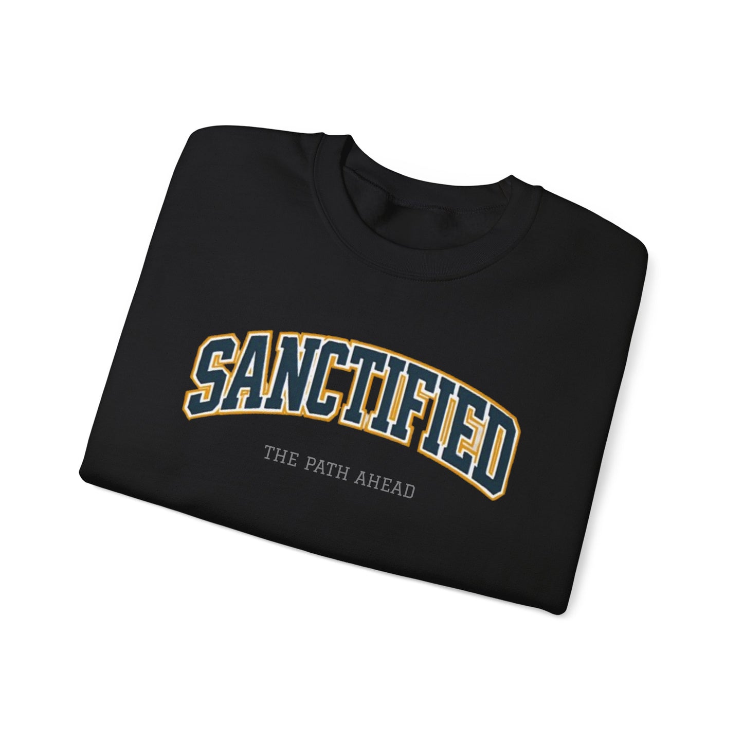 Sanctified Crewneck Sweatshirt, Faith-Based Apparel, Cozy Church Outfit, Inspirational Gift, Casual Everyday Wear