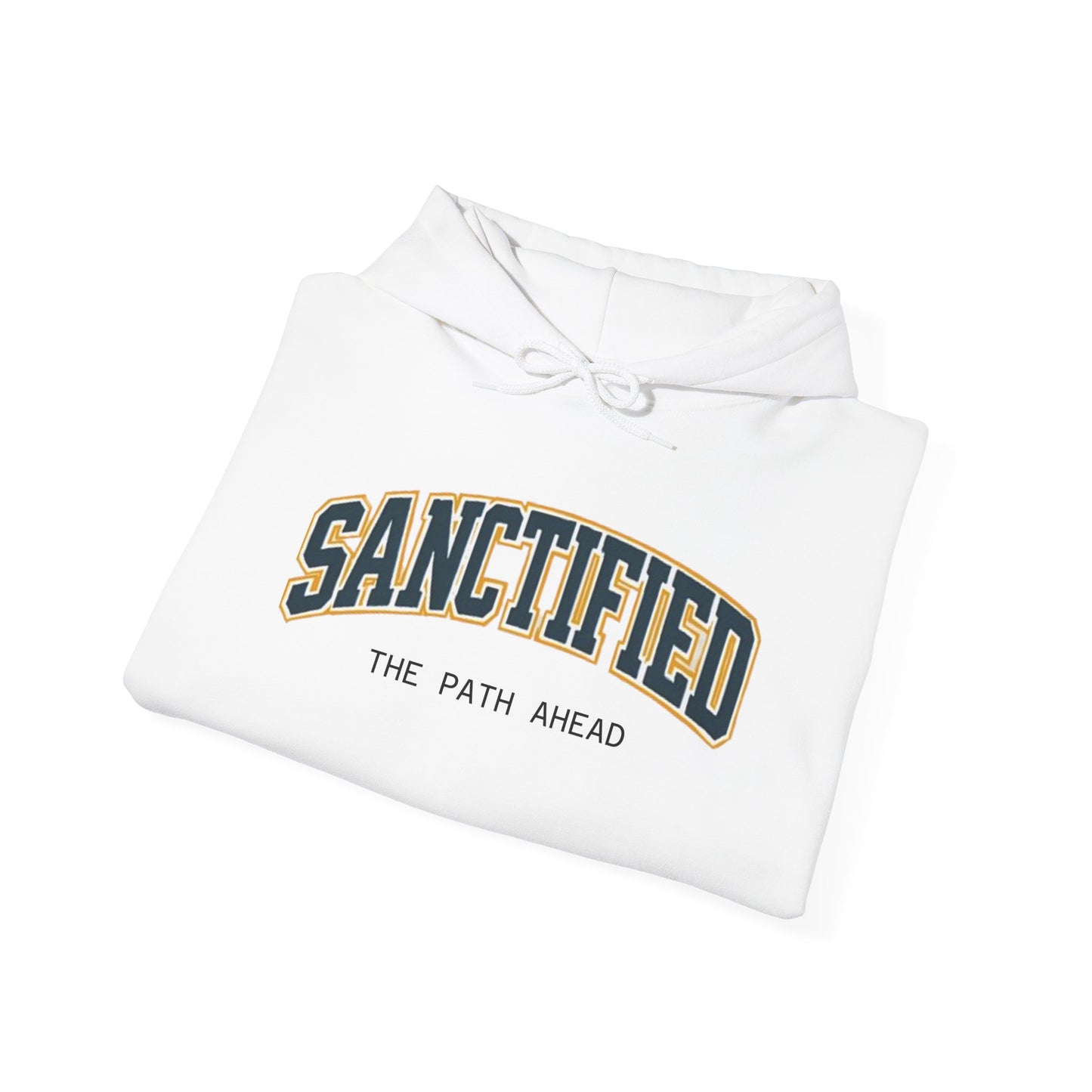 Sanctified Hooded Sweatshirt | Cozy Unisex Hoodie, Faith Inspired Apparel, Perfect Gift for Holidays, Casual Wear, Spiritual Fashion