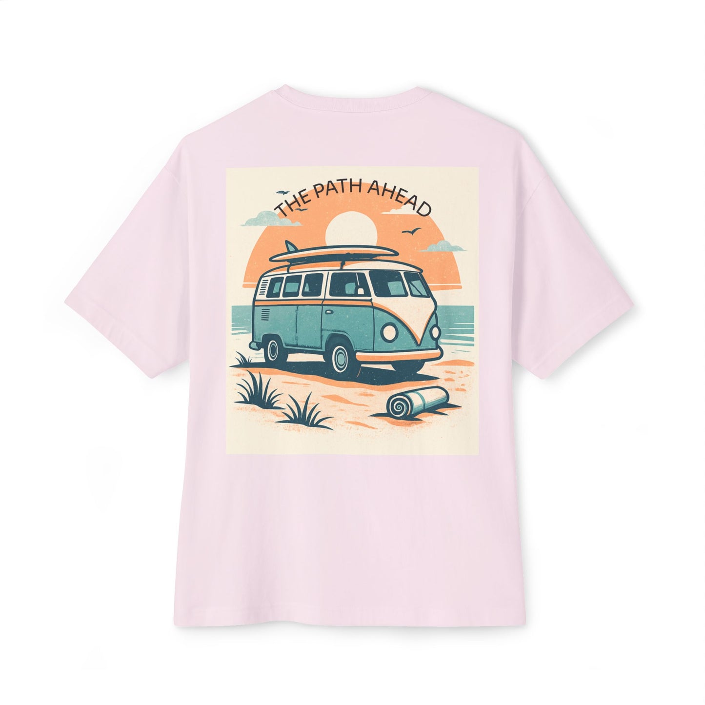 Inspirational Oversized Tee, Unisex Boxy Tee, Motivational Shirt, Relaxed Fit Tee, Casual Beachwear, Gift for Dreamers