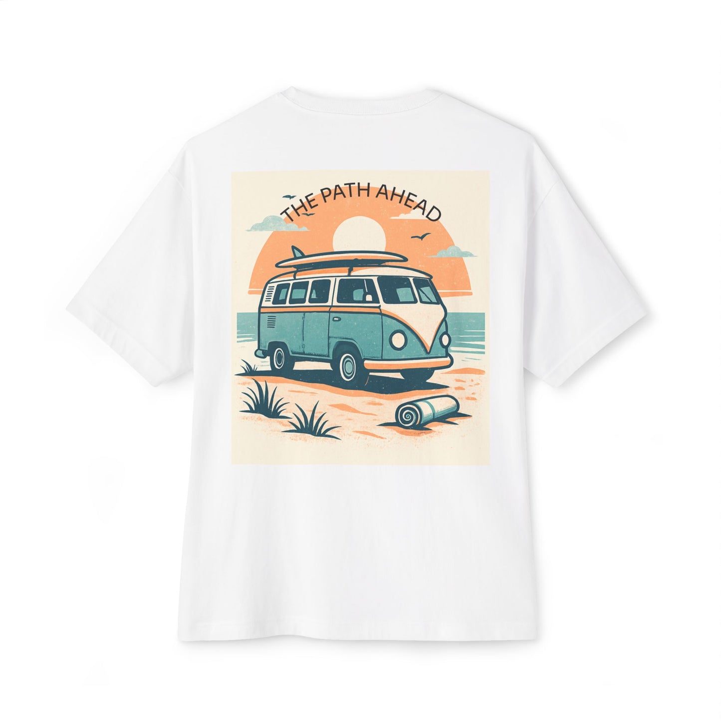 Inspirational Oversized Tee, Unisex Boxy Tee, Motivational Shirt, Relaxed Fit Tee, Casual Beachwear, Gift for Dreamers