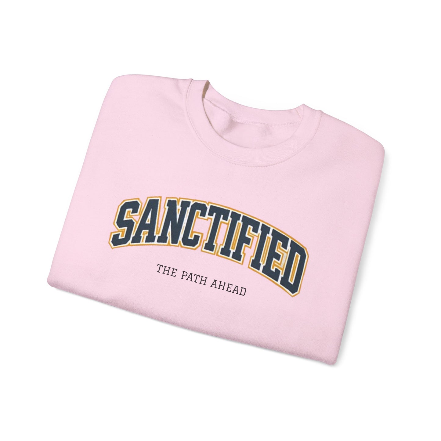 Sanctified Crewneck Sweatshirt, Faith-Based Apparel, Cozy Church Outfit, Inspirational Gift, Casual Everyday Wear