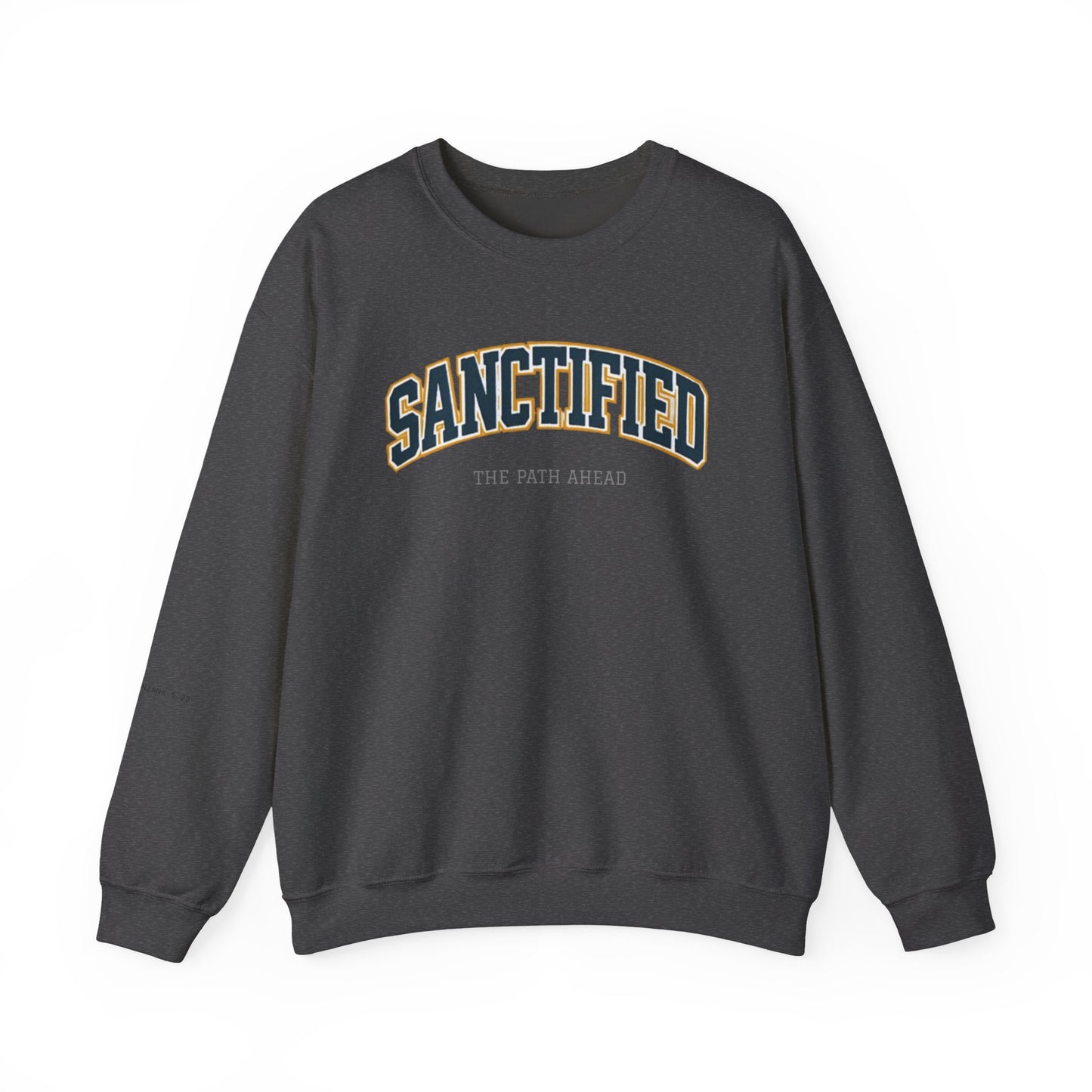 Sanctified Crewneck Sweatshirt, Faith-Based Apparel, Cozy Church Outfit, Inspirational Gift, Casual Everyday Wear