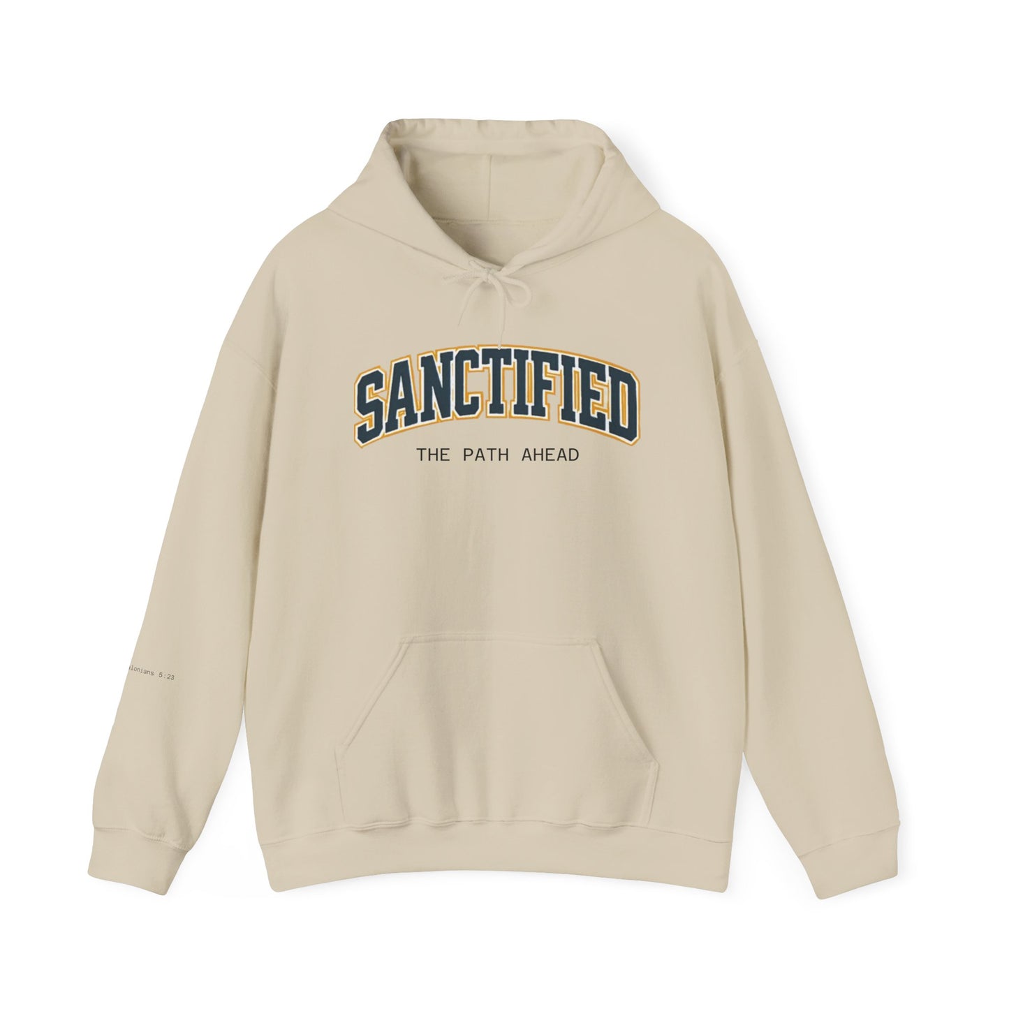 Sanctified Hooded Sweatshirt | Cozy Unisex Hoodie, Faith Inspired Apparel, Perfect Gift for Holidays, Casual Wear, Spiritual Fashion