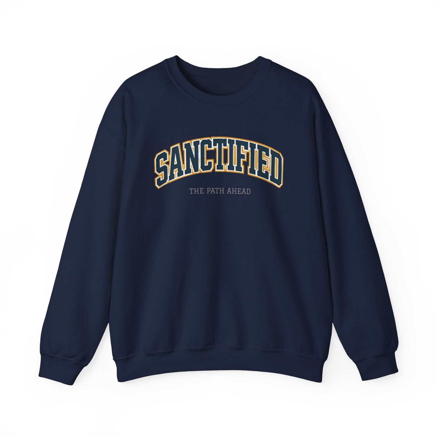 Sanctified Crewneck Sweatshirt, Faith-Based Apparel, Cozy Church Outfit, Inspirational Gift, Casual Everyday Wear