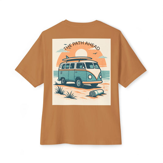 Inspirational Oversized Tee, Unisex Boxy Tee, Motivational Shirt, Relaxed Fit Tee, Casual Beachwear, Gift for Dreamers